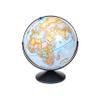Replogle Eureka 16 inch desktop globe with up to date blue raised relief map and full swing gyromatic assembly. The beautiful blue ocean product has vast amounts of up-to-date information will pique the interest of any geographical connoisseur of all view 1