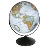 Replogle Eureka 16 inch desktop globe with up to date blue raised relief map and full swing gyromatic assembly. The beautiful blue ocean product has vast amounts of up-to-date information will pique the interest of any geographical connoisseur of all view 4