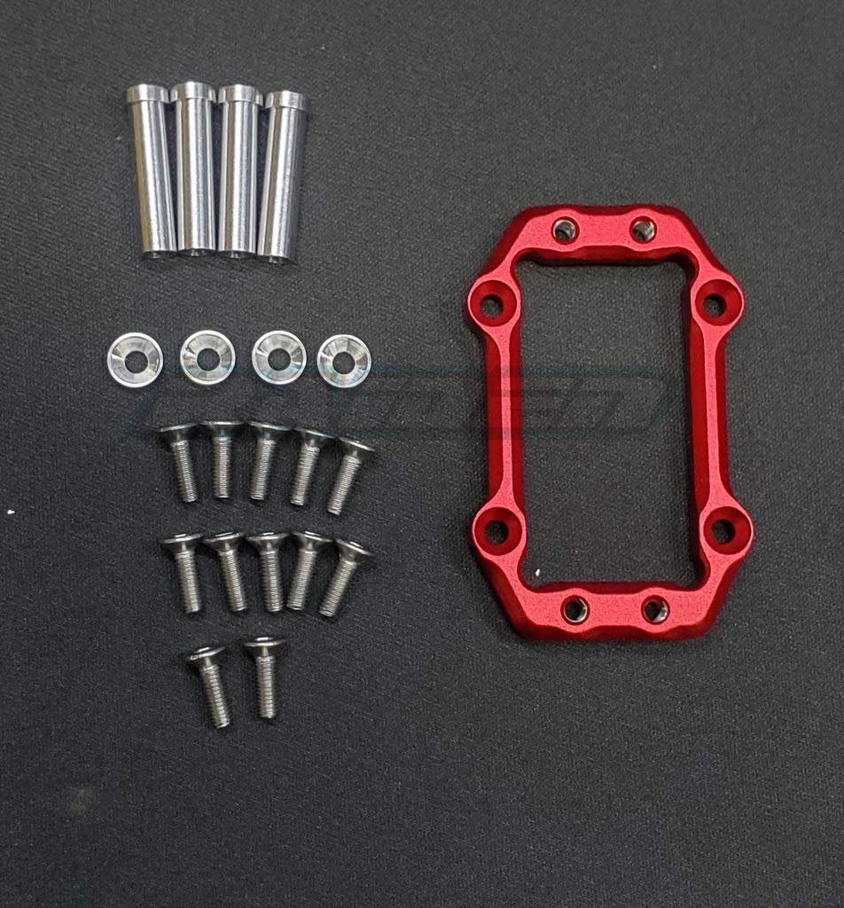 Aluminium Steering Servo Mount Set For Arrma Kraton Senton Talion Typhon Outcast - RED
