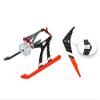 MICROHELI Aluminum/Carbon Fiber Landing Gear w/Fin (RD) - Blade Nano CPX/CPS / S2 / S3 view 1