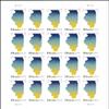 2018 Illinois Statehood Pane of 20 Forever Postage Stamps Scott 5274 view 1