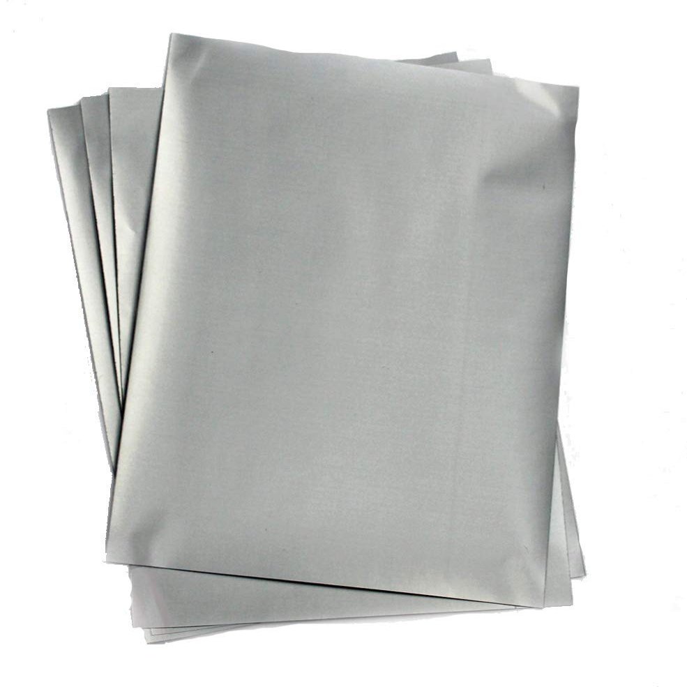 My Scratch Offs 8.5 x 11 in Silver Rectangle Full Sheet Stickers, 10 Pack