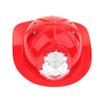 Firefighter Hat Helmet Fireman Party Dress Up Hat Kids Pretend Chief Hat Halloween Party Role Play Toy Red view 1