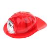 Firefighter Hat Helmet Fireman Party Dress Up Hat Kids Pretend Chief Hat Halloween Party Role Play Toy Red view 2