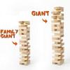 Gentle Monster Giant Tumble Tower with Dice & Game Board, 56 Pcs Large Size Wooden Stacking Game, Classic Outdoor Games for Adult Kids Family (Jumbo 56pc) view 2