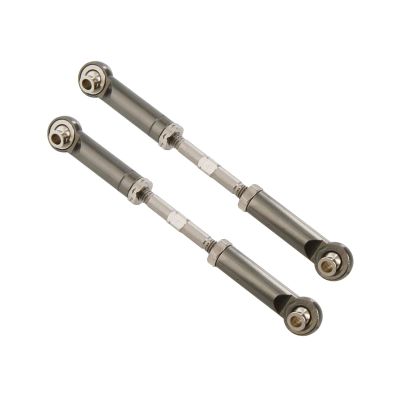 Atomik RC Rustler 4X4 Front Upper Linkage, Gun Metal - Replaces 3643 - Compatible with Traxxas