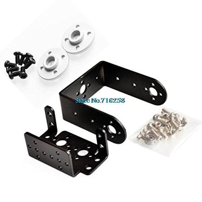 1set 2 DOF Short Pan and Tilt Servos Bracket Sensor Mount Kit for Compatible Wholesale Retail