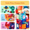 PicassoTiles 70pc Marble Run Magnetic Tiles STEM Set for Kids Ages 3 and Older Magnet Tile Marbles Maze Building Blocks Brain Development Toy Preschool Educational Learning Construction Playset PTG70 view 4