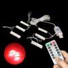 1 Pack X LED Down Lights (USB Powered Brick Red LED), Compatible with All Major Brands Building Bricks Bowerful view 1
