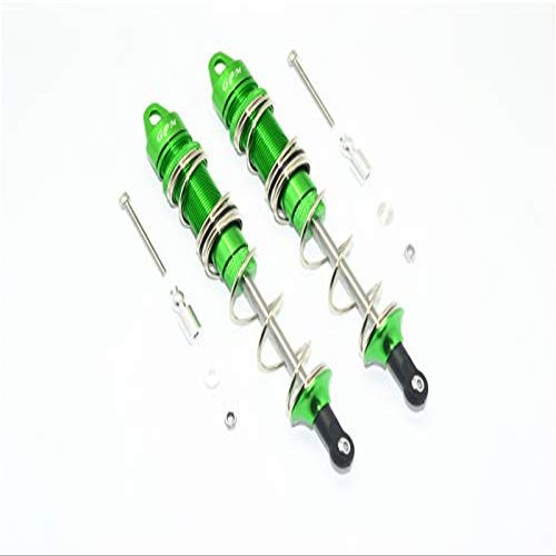 Aluminum Rear Double Section Spring Dampers 135mm for Arrma 1:8 KRATON 6S / Outcast 6S / Notorious 6S / KRATON 6S V5 / Notorious 6S V5 Upgrade Parts - 1Pr Set Green