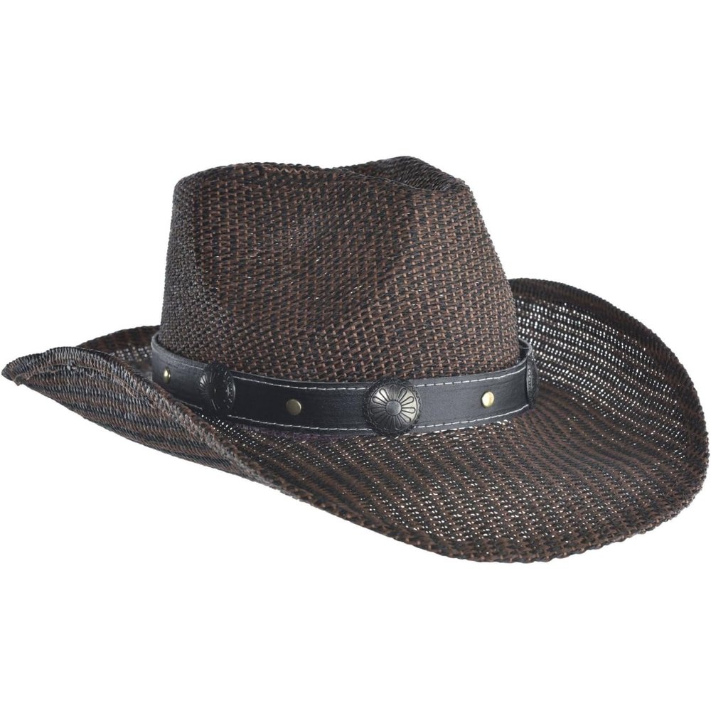 Brown Cowboy Hat (Adult Size) 1 Piece - Stylish & Comfortable Western Accessory, Perfect Fit for Any Wild West Adventure, Cosplay & Themed Events