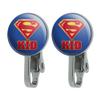 Superman Super Kid Shield Logo Novelty Clip-On Stud Earrings view 1