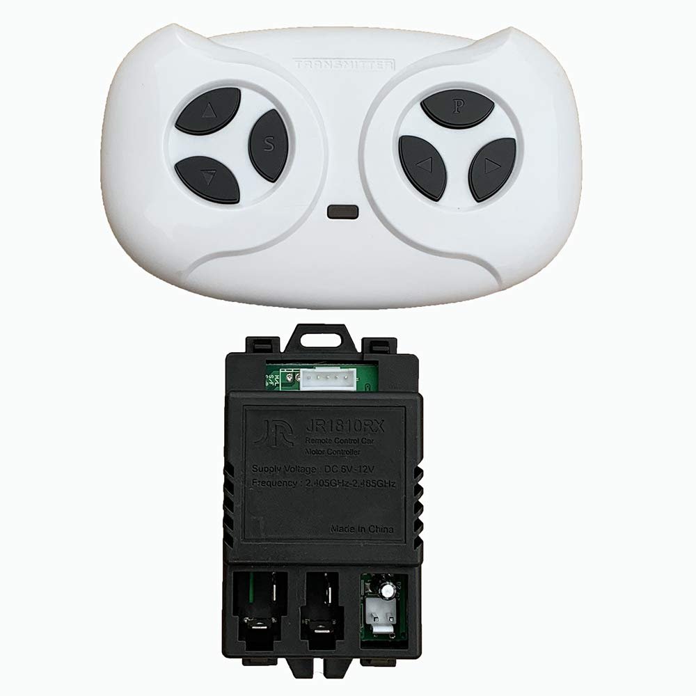 Jiaruixin JR1810RX 5 Pin Children's Electric Car 2.4G Bluetooth Remote Control and Receiver Kit Controller Control Box Accessories for Replacement Parts