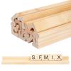 Bright Creations Wooden Scrabble Tile Holder - Game Organizer with Scrabble Trays - Craft Display for Letter Tiles - Space-Saving Racks - Pack of 12, Brown, 7.5 x 0.75 x 0.85 in view 1