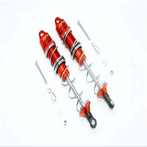 Aluminum Rear Double Section Spring Dampers 135mm for Arrma 1:8 KRATON 6S / Outcast 6S / Notorious 6S / KRATON 6S V5 / Notorious 6S V5 Upgrade Parts - 1Pr Set Orange