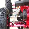 Aluminum Rear Double Section Spring Dampers 135mm for Arrma 1:8 KRATON 6S / Outcast 6S / Notorious 6S / KRATON 6S V5 / Notorious 6S V5 Upgrade Parts - 1Pr Set Orange view 3