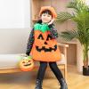 DearSun Halloween Costume, Kids Pumpkin Costume, Lantern Face Fancy Dress up for Carnival,Soft Thick and Comfortable Plush Fabric (M Size for 4-5yrs) view 3