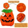 DearSun Halloween Costume, Kids Pumpkin Costume, Lantern Face Fancy Dress up for Carnival,Soft Thick and Comfortable Plush Fabric (M Size for 4-5yrs) view 4