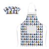 Aurya Kids Apron and Chef Hat Set-Adjustable Child Apron for Boys and Girls view 1