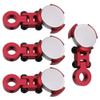 Hobbypark 4PCS Aluminum Magnetic Stealth Invisible Body Post Mounts for 1/10 RC Car (Red) view 1
