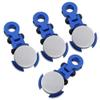 Hobbypark 4PCS Aluminum Magnetic Stealth Invisible Body Post Mounts for 1/10 RC Car (Navy Blue) view 1