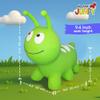 Jumpy Inflatable Bouncer - Animal Ride on Toy for Kids, Toddlers, Boys, and Girls  Stable and Durable for Indoor and Outdoor Play, Pump and Birth Certificate Included - Green WORMY view 4