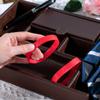 5 Pack Red Ribbon Awareness Bracelets - Red Ribbon Silicone Bracelets for Adults view 3