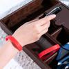 5 Pack Red Ribbon Awareness Bracelets - Red Ribbon Silicone Bracelets for Adults view 4