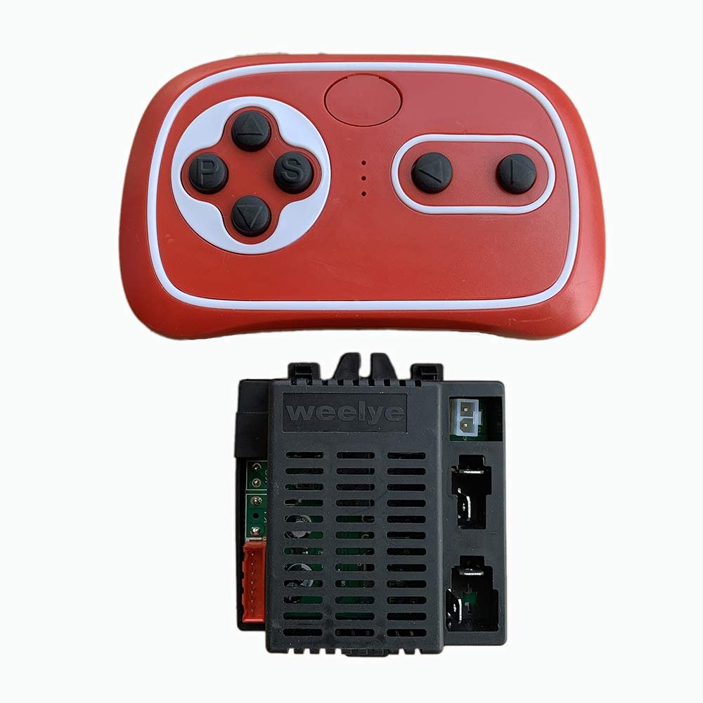 weelye RX57 12V 2.4G Bluetooth Remote Control and Receiver for Kids Ride On Toys, 12V Control Box Motherboard Accessories for Kids Powered Wheel Circuit Board Replacement Parts