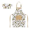 Aurya Kids Apron and Chef Hat Set-Adjustable Child Apron for Boys and Girls view 1