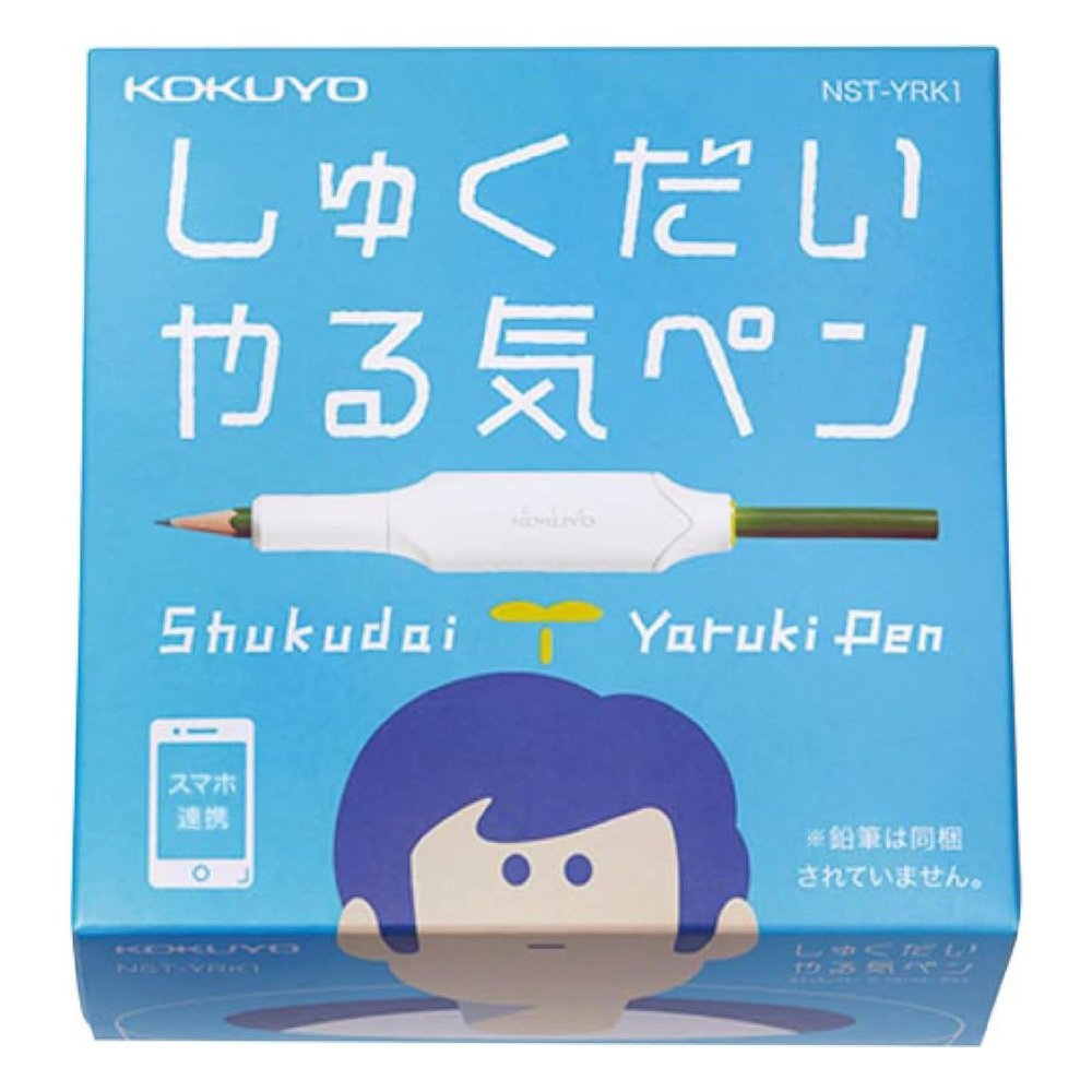 Kokuyo NST-YRK1 Shukuyo Motivational Pen, for Tablets, Supports Both iOS and Android, Can Be Installed On Your Own Pencil, Increase Motivation