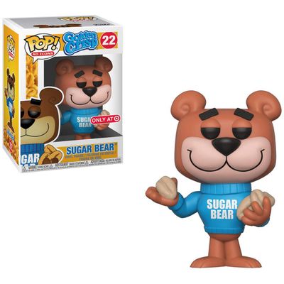 Funko Sugar Bear (Target Exc) Pop Ad Icons Vinyl Figure & 1 Compatible Graphic Protector Bundle (30874 - B)