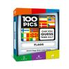 100 PICS Flags of The World Travel Game - Learn 100 Country Flags | Flash Cards with Slide Reveal Case | Geography Card Game, Gift, Stocking Stuffer | for Kids and Adults | Ages 6+ view 1