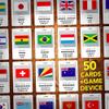 100 PICS Flags of The World Travel Game - Learn 100 Country Flags | Flash Cards with Slide Reveal Case | Geography Card Game, Gift, Stocking Stuffer | for Kids and Adults | Ages 6+ view 4