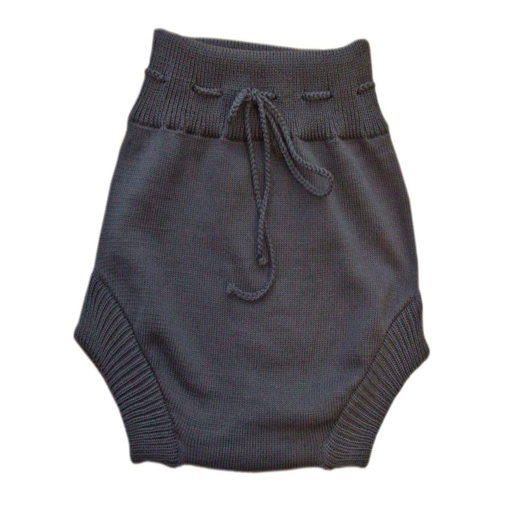 100% Merino Wool Adult Soaker Cloth Diaper Cover Shorts Knit Knitted Handmade Pants (as1, alpha, l, regular, regular, Dark Blue)
