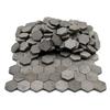 Sarina Crafts Hex Clay Brick Pavement Stones for Dollhouse Models and Military Dioramas (Gray) view 1