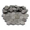 Sarina Crafts Hex Clay Brick Pavement Stones for Dollhouse Models and Military Dioramas (Gray) view 2