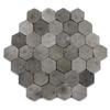 Sarina Crafts Hex Clay Brick Pavement Stones for Dollhouse Models and Military Dioramas (Gray) view 3