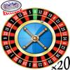 Deluxe Casino Night Theme Party Supplies Set for 20 People, Includes 20 Large Plates, 20 Small Plates, 20 Napkins, 20 Cups & 2 Table Covers - Perfect for Casino Night or Birthday (82 Pieces Total) view 2