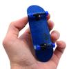 Teak Tuning 32mm Pro Fingerboard Complete - Fully Assembled with Pro Level Components - Pro Shaped Wooden Deck (32x97mm), UltraSpin Bearing Wheels, Prodigy Gen2 Trucks - The Midnight Blues view 1