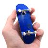 Teak Tuning 32mm Pro Fingerboard Complete - Fully Assembled with Pro Level Components - Pro Shaped Wooden Deck (32x97mm), UltraSpin Bearing Wheels, Prodigy Gen2 Trucks - Blue Blizzard view 1