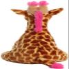 Aurora Huggable Destination Nation Giraffe Stuffed Animal - Global Exploration - Learning Fun - Pink 12 Inches view 4
