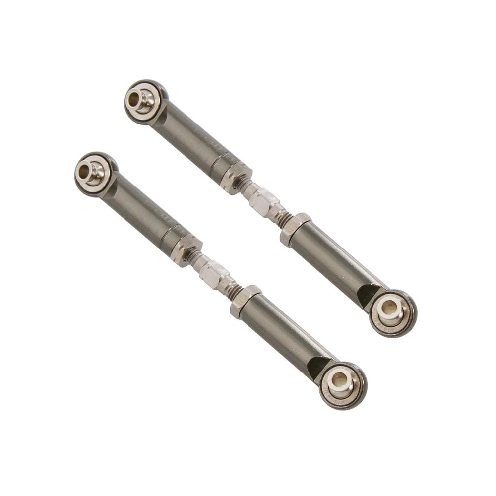 Atomik RC Rustler 4X4 Rear Upper Linkage, Gun Metal - Replaces 3644 - Compatible with Traxxas