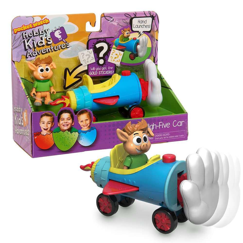 HobbyKids High-Five Car, Kids Toys for Ages 3 Up by Just Play