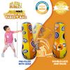 INFLATABLE DUDES Target Bag - Double-Sided - Ninja Dinosaur 47 Inches - Kids Punching Bag | Already Filled with Sand| Bop Bag | Inflatable Bopper | Boxing | Punching Bag for Kids- (Rex and Nobi) view 3