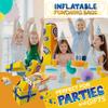 INFLATABLE DUDES Target Bag - Double-Sided - Ninja Dinosaur 47 Inches - Kids Punching Bag | Already Filled with Sand| Bop Bag | Inflatable Bopper | Boxing | Punching Bag for Kids- (Rex and Nobi) view 4