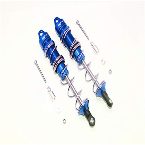 Aluminum Rear Double Section Spring Dampers 135mm for Arrma 1:8 KRATON 6S / Outcast 6S / Notorious 6S / KRATON 6S V5 / Notorious 6S V5 Upgrade Parts - 1Pr Set Blue