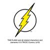 The Flash Reverse Flash Logo Puffy Bubble Dome Scrapbooking Crafting Sticker Set view 4