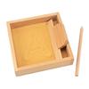 Baby Toy Montessori Language Toy Sand Tray Writing Abilty Yellow Sand Preschool Kindergarten Training Learning Toys for Children view 2
