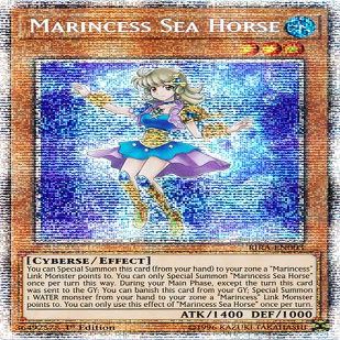 Yu-Gi-Oh! - Marincess Sea Horse - RIRA-EN003 - Prismatic Secret Rare - 1st Edition - Rising Rampage